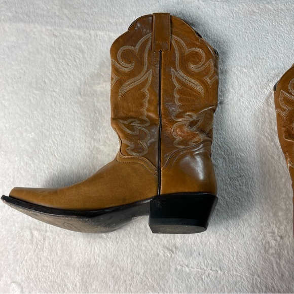 J.B.Dillon JBW2350 Western Cowboy Brown Boots Women's size 7.5B Country Girl - Picture 4 of 14